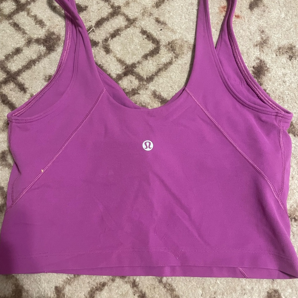 lululemon align purple tank top